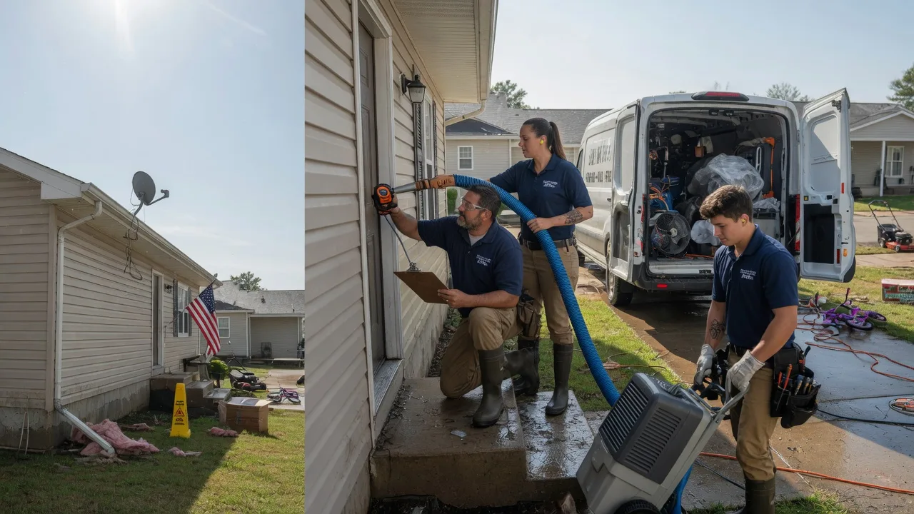 Ceiling Water Damage Restoration in Great Bend, KS near me